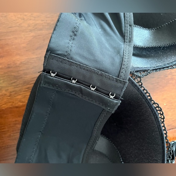 Shein Black Lace Bra with sequins - Picture 5 of 6